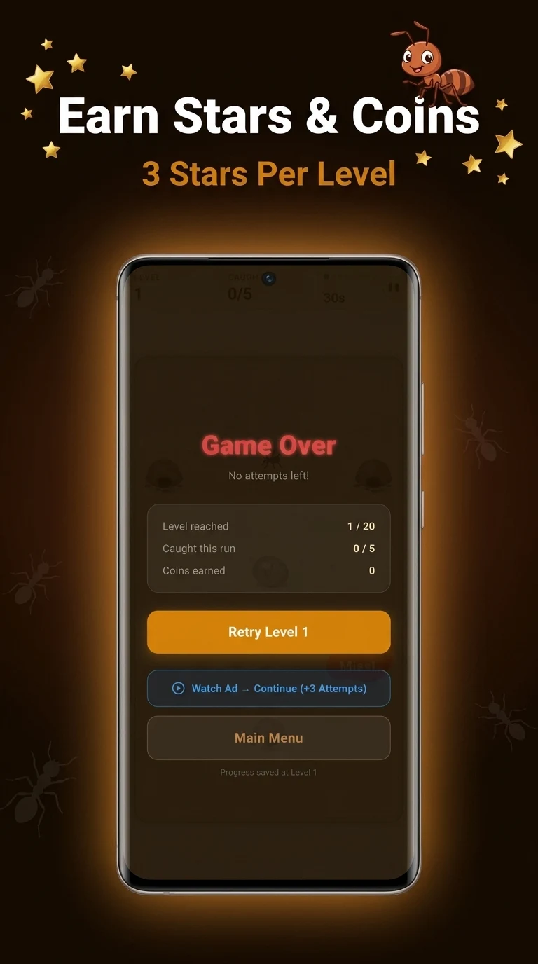 Ant Hunter: Bug Smasher Game screenshot